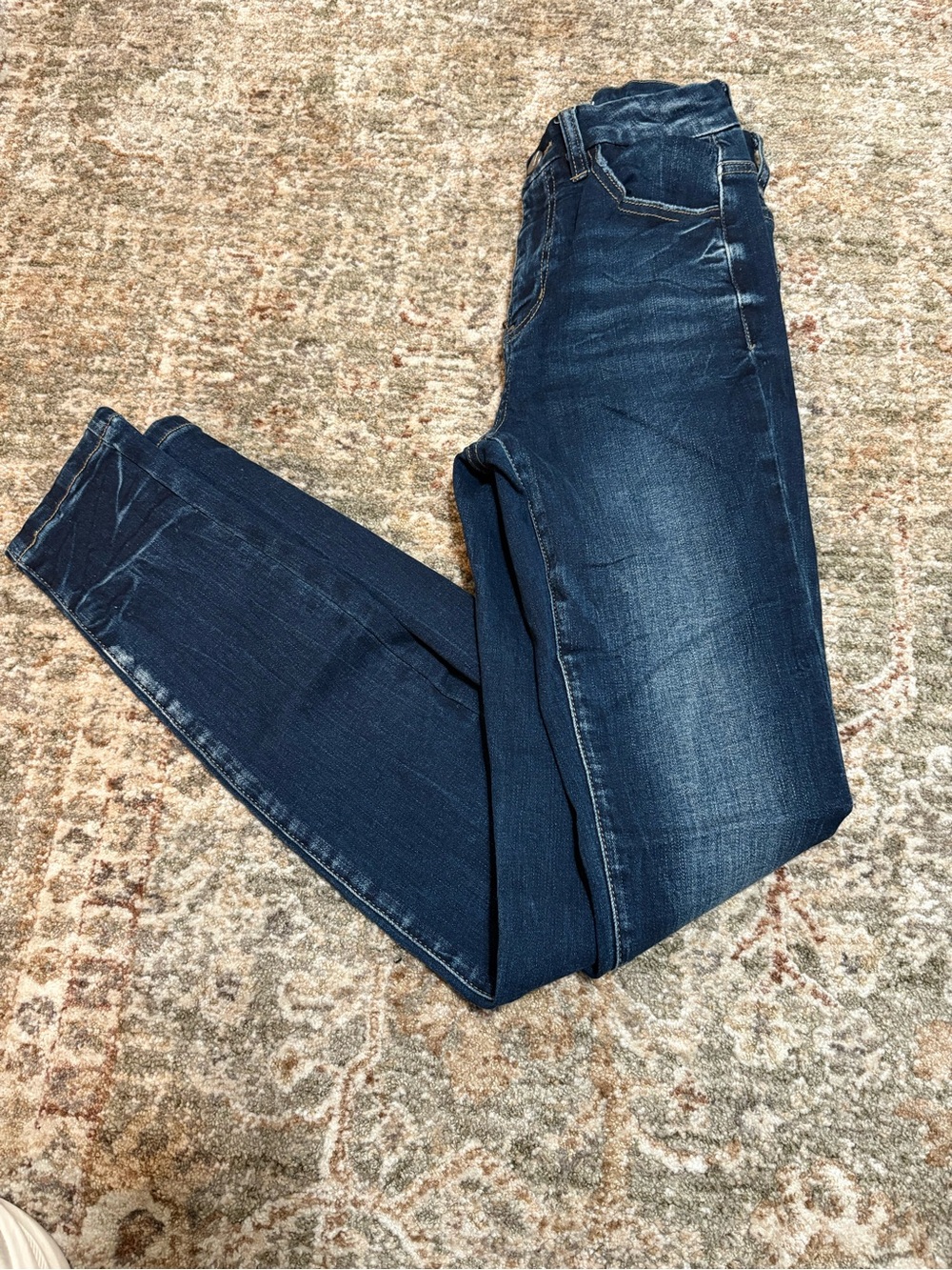 Kancan kurvy ultra high rise Dark Blue Stretch Skinny Jeans